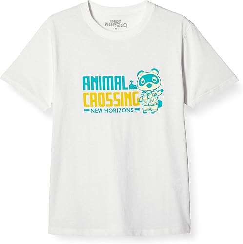 US古着あつまれどうぶつの森キャラクターTシャツ NINTENDOたぬきち Amazon | [ドウブツノモリ] Tシャツ 半袖 メンズ たぬきち